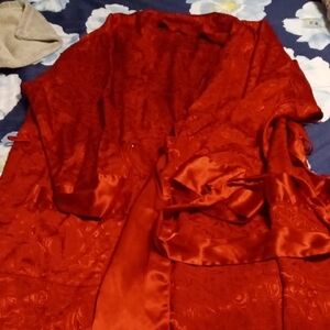 Victorias secret  Red Satin Robe